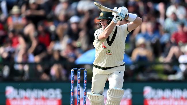 Steve Smith may move back down the order to replace Green. (Photo by Kai Schwoerer/Getty Images)