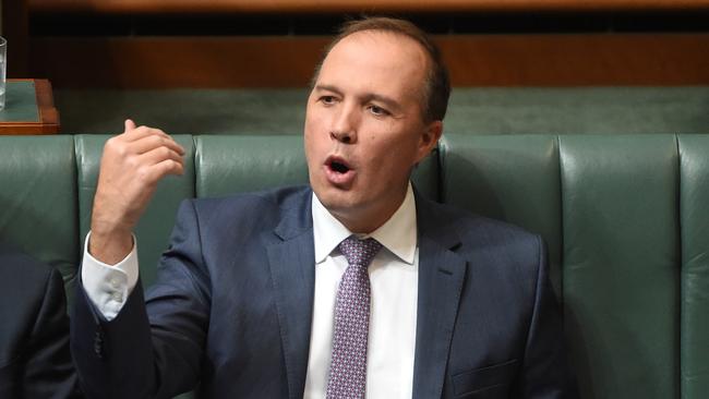 Minister for Immigration Peter Dutton. Picture: Mick Tsikas / AAP