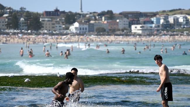 Temperatures have climbed up to 35C degrees in Sydney. Picture: NCA NewsWire / Jeremy Piper