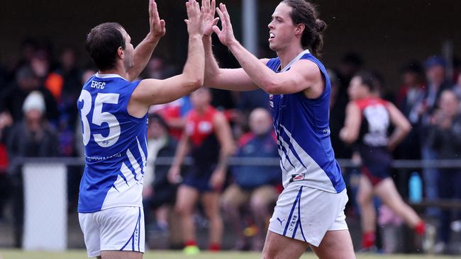 Jason Coghlan and Hannin Mundy finished among the ‘Roos best. Picture: George Sal