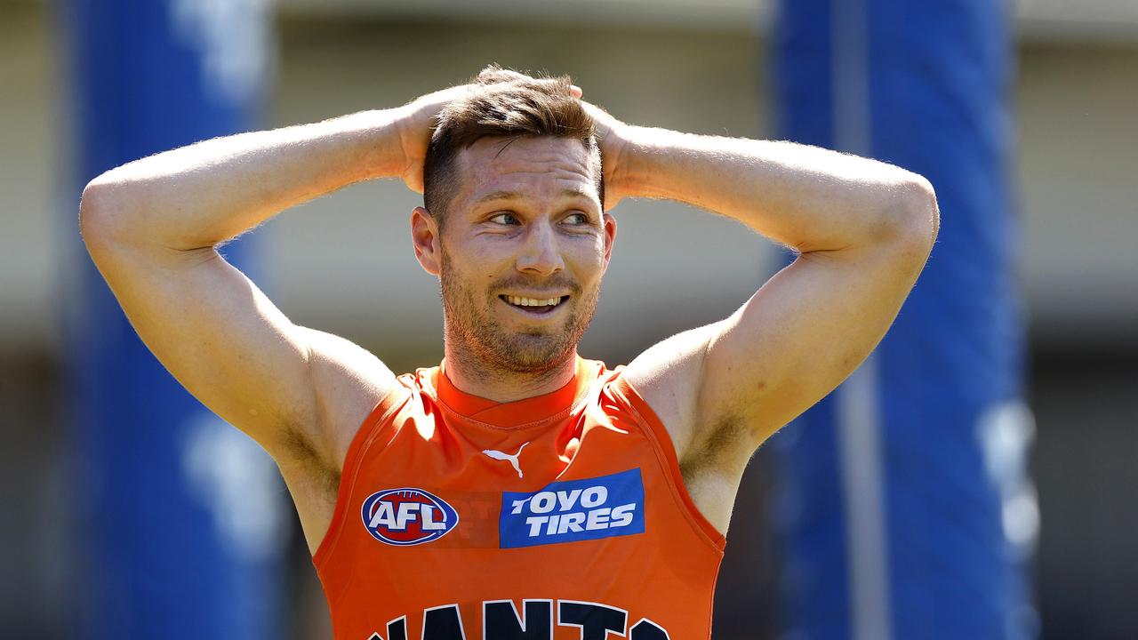 Toby Greene says the Giants deserve to be one win away from a grand final. Picture: Phil Hillyard