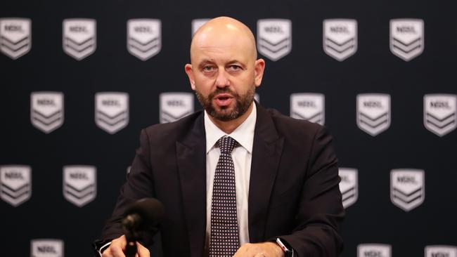 Former NRL CEO Todd Greenberg. Picture: Matt King/Getty