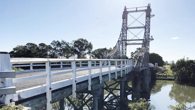 The Glebe Bridge at Coraki.