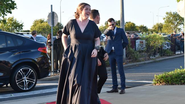 Tatum Badke and Jackson Osborne at the Mackay Northern Beaches State High School formal, on Saturday October 17. Picture: Zizi Averill