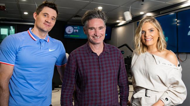 2Day FM breakfast hosts Ed Kavalee, Dave Hughes and Erin Molan.