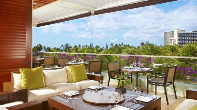 A view from one of the rooms in the then Trump Hotel Waikiki, Hawaii.