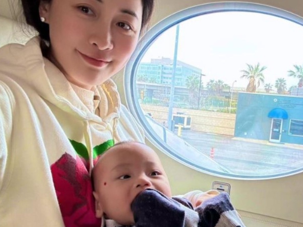 Fu Xiaotian has not named her baby’s father. Picture: Twitter/@xiaotianphoenix