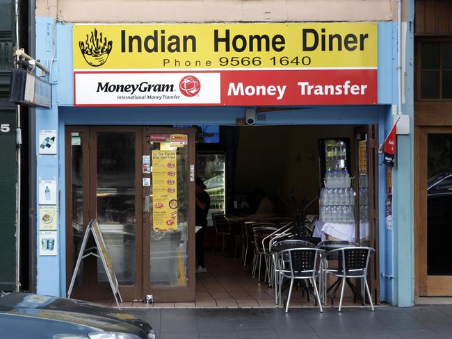 Indian Home Diner in Paddington.