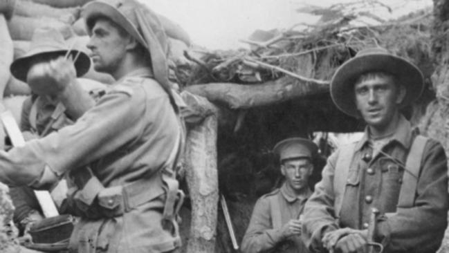 The Turkish Lone Pine trenches, captured on the afternoon of the 6 August 1915 by 1st Brigade under Brigadier General Walker, with the loss of 3,000 men. Source Australian War Memorial.