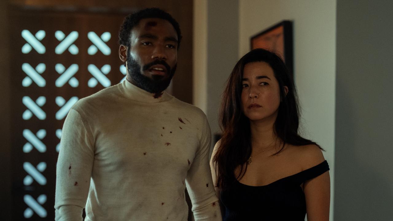 Donald Glover as John Smith and Maya Erskine as Jane Smith in the TV series, spun off from the 2005 film. Picture: Prime Video