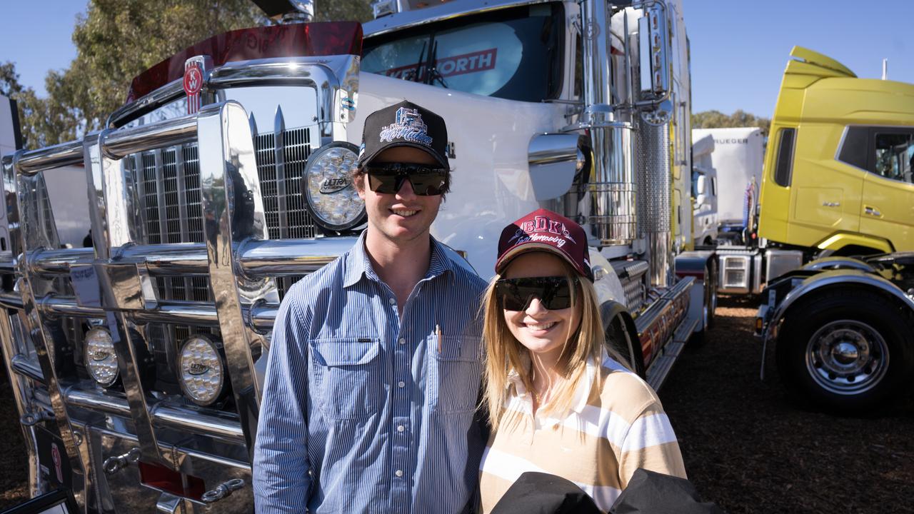 Mitch Lyons and Anna Theodosis at Farm Fest. June 4, 2024. Picture: Christine Schindler