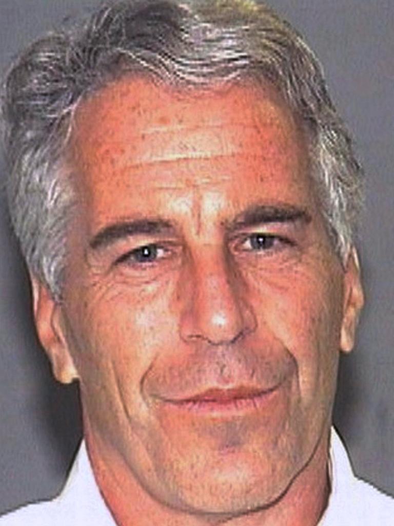 Mugshot of Jeffrey Epstein taken by the Palm Beach Sheriff's Office on July 27 2006. Picture: AP Photo/Palm Beach Sheriff's Office.