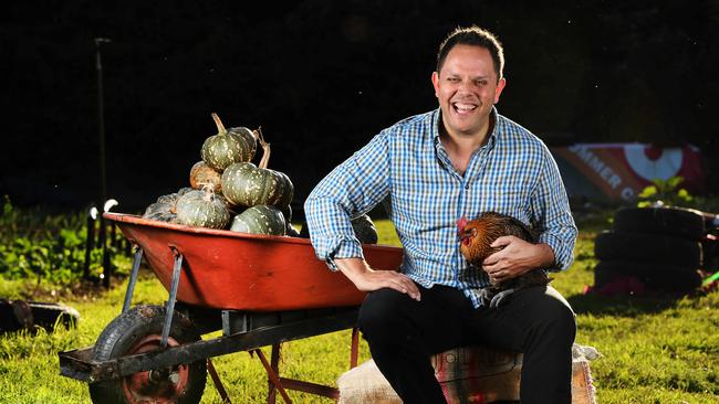 Chef Alistair McLeod will be using pumpkins from Loop Growers at the upcoming Samford Harvest dinner. Pics Tara Croser.