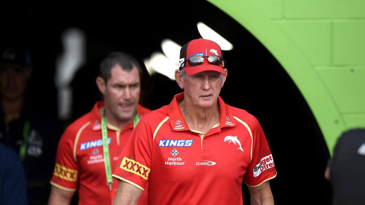 Wayne Bennett has spoken with the Rabbitohs about returning to the club next season to replace Jason Demetriou. Picture: NRL Photos