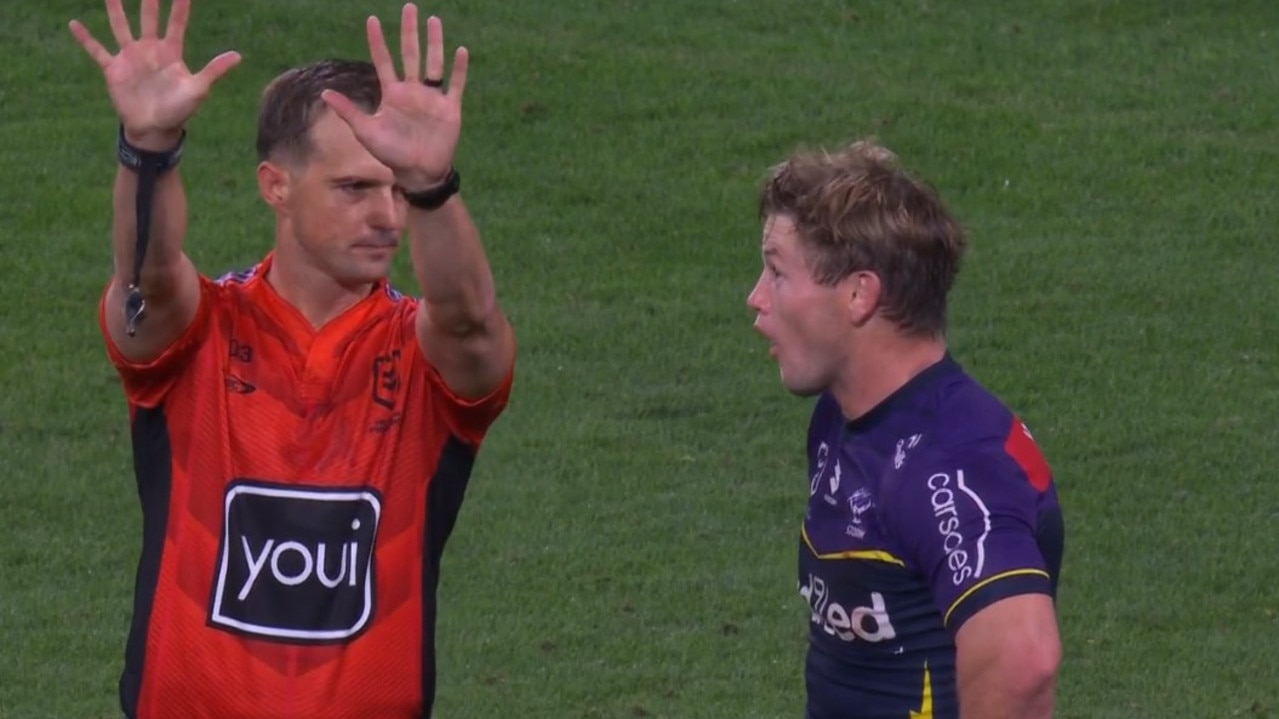 Harry Grant's face says it all. Photo: Fox Sports