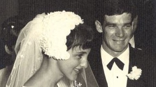 Marion Barter and former husband, Australian soccer legend Johnny Warren.