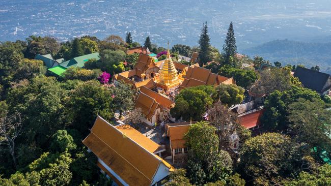 City views from Wat Phra That Doi Suthep.