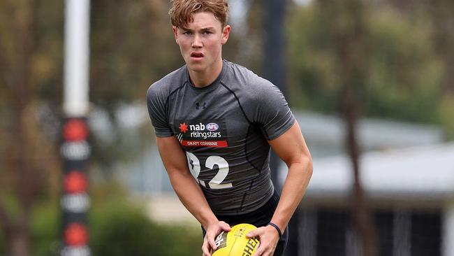 Tanner Bruhn was Vic Country’s MVP in the under-16 national carnival. Picture: Michael Klein