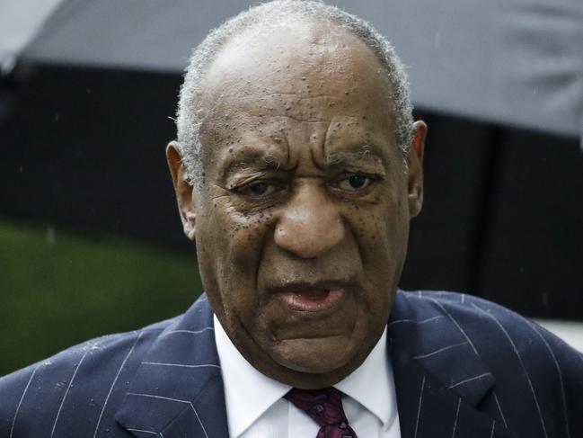 Bill Cosby arrives for his sentencing hearing at the Montgomery County Courthouse in Norristown, Pennsylvania, on September 25. He lives in a jail now. Picture: AP Photo/Matt Rourke