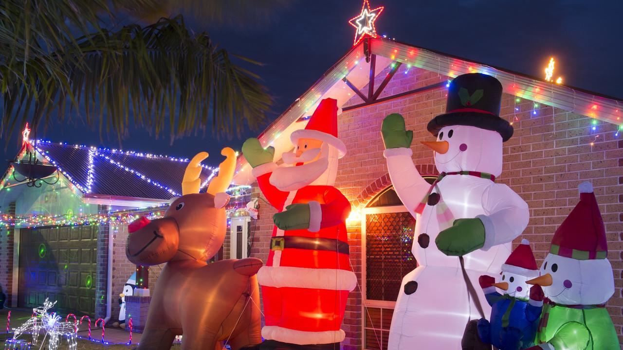 Jason Eade has entered his family's Prime Minister Dr home in the first time entered category of Toowoomba Christmas Lights Competition, Friday, December 11, 2015. Photo Kevin Farmer / The Chronicle