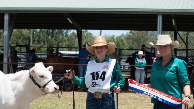 The champion parader at the Biggenden Cattle Camp 2022 went to Jorja and Rhianna McIntyre. PHOTO: Supplied