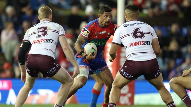 Dane Gagai admits his axing wouldn’t have been an easy call for Slater, and says he stands by the Maroons coach. Picture: Getty Images.