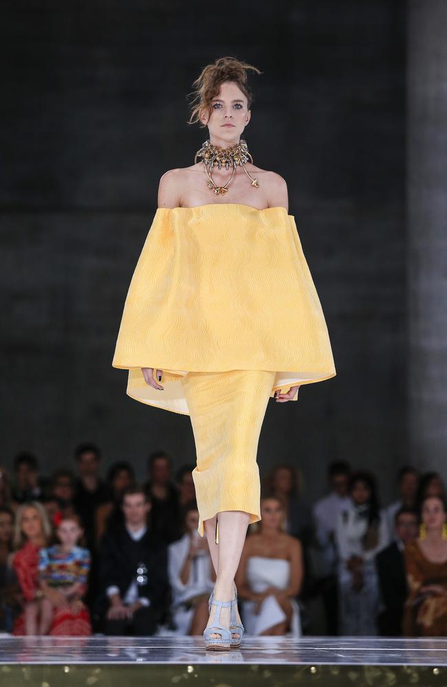 Toni Maticevski show opens fashion week at Barangaroo. Picture: Dylan Robinson