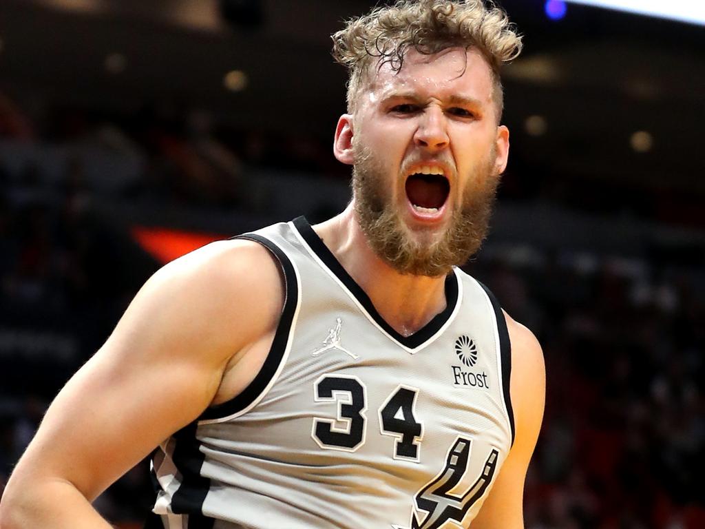 Former Melbourne United championship-winning big man Jock Landale has proven he belongs in the NBA. Picture: Getty Images