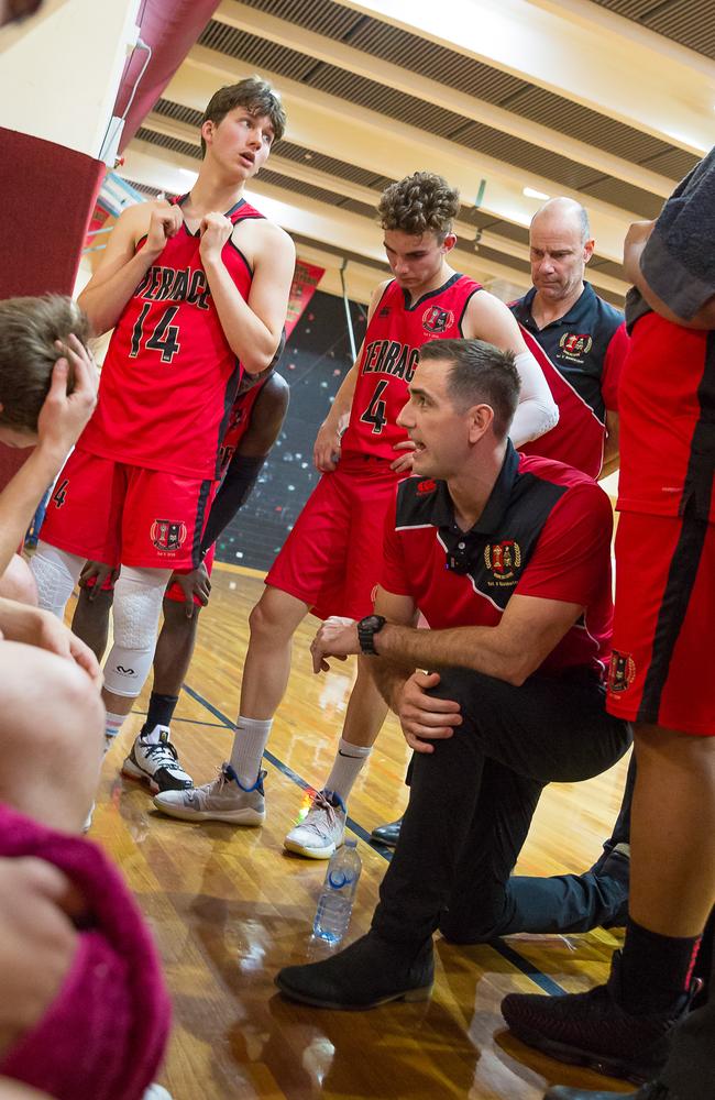 St Joseph's College, Gregory Terrace GPS Basketball coach Matthew Hamilton-Smith.