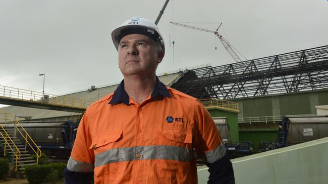 STL Chief Executive Officer David Quinn at the Townsville Bulk Sugar Terminal. Picture: Caitlan Charles