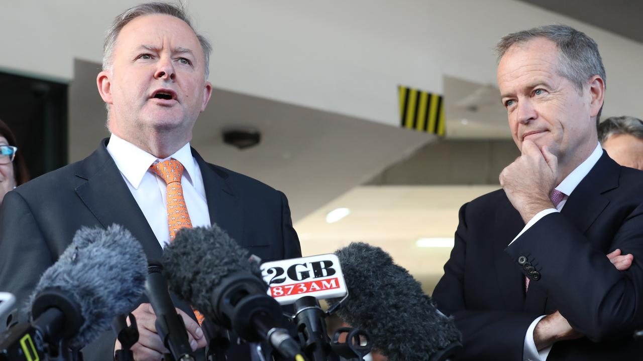 Former Labor Leader Bill Shorten was never betrayed by his right hand man, Anthony Albanese. Picture: Liam Kidston