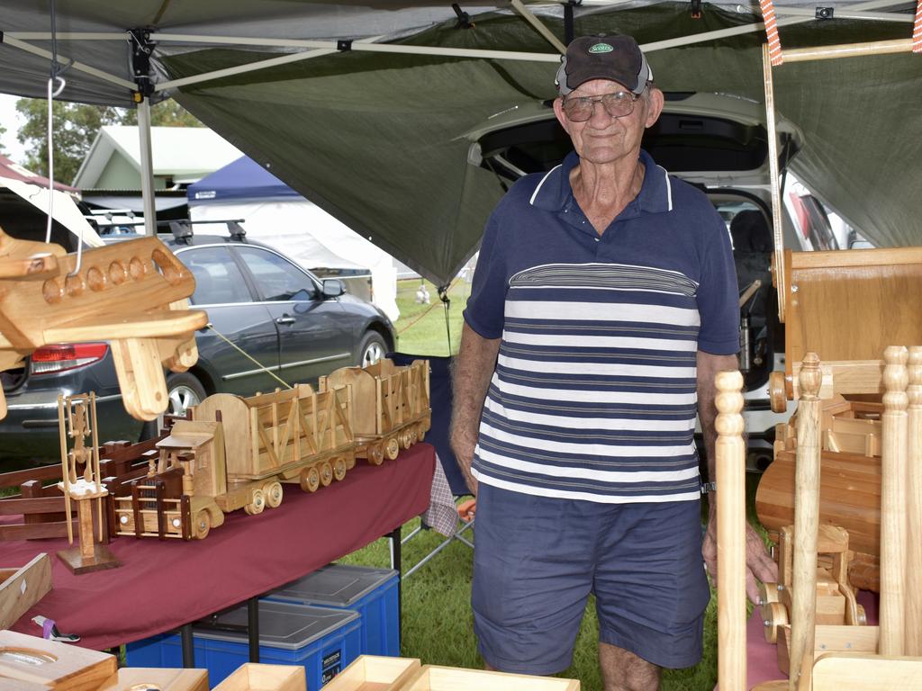 Keith Jorjohns makes beautiful woodwork. Picture: Isabella Magee