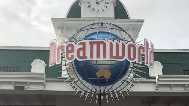 Dreamworld is virtually vacant for the start of school holidays