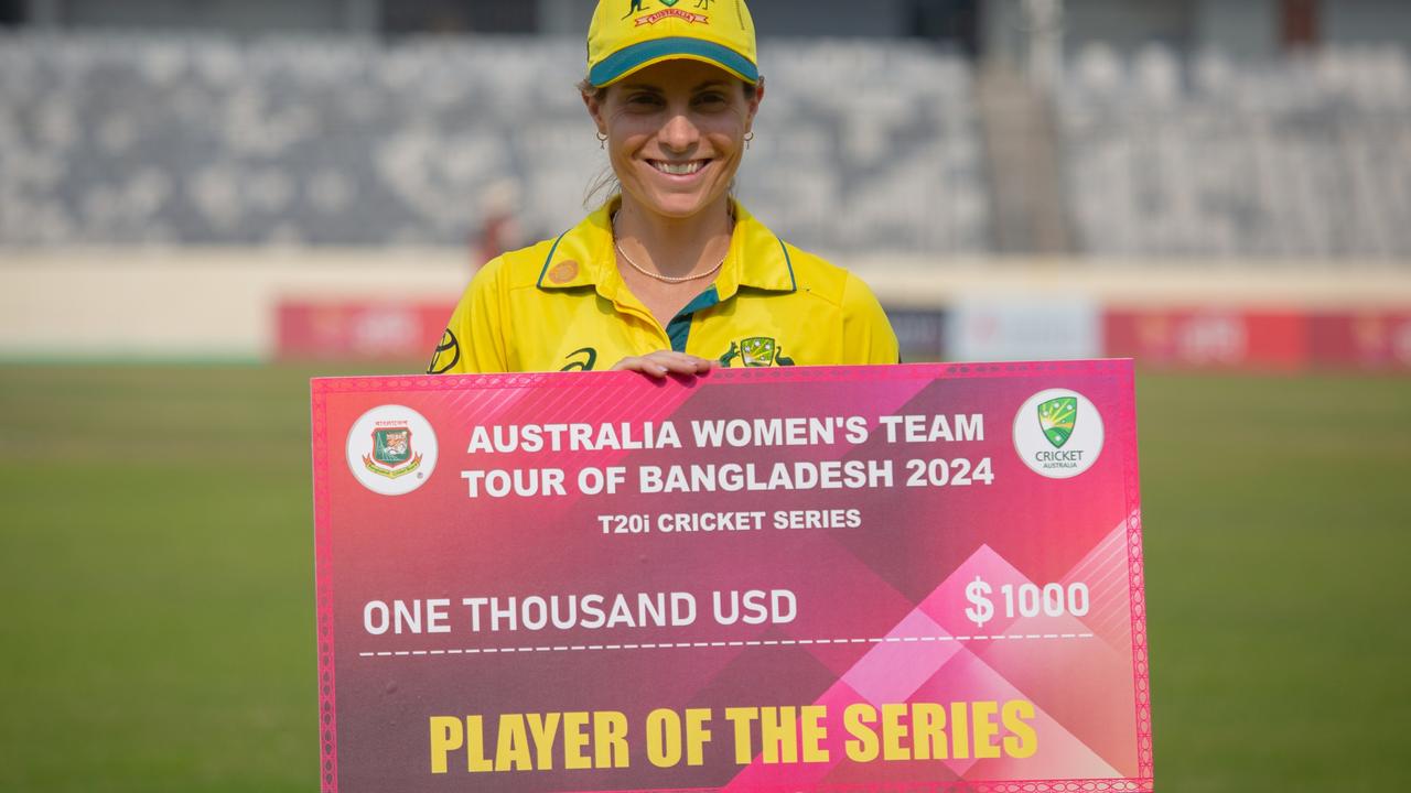 Sophie Molineux starred as she cements her spot in the Australian team. Picture: Abhishek Chinnappa/Getty Images