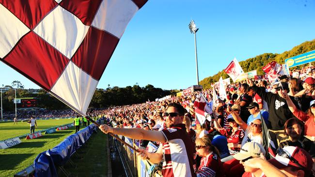 A bumper crowd celebrates at Btrokvale Oval, Picture: Mark Evans.