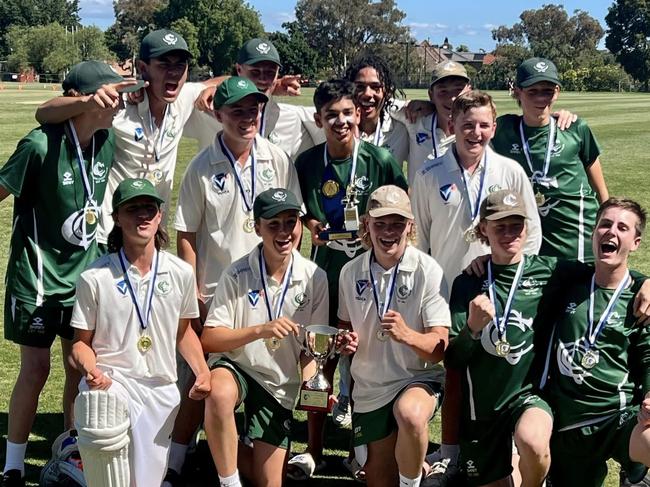 Croydon celebrates its 2024 Craig Shield grand final victory