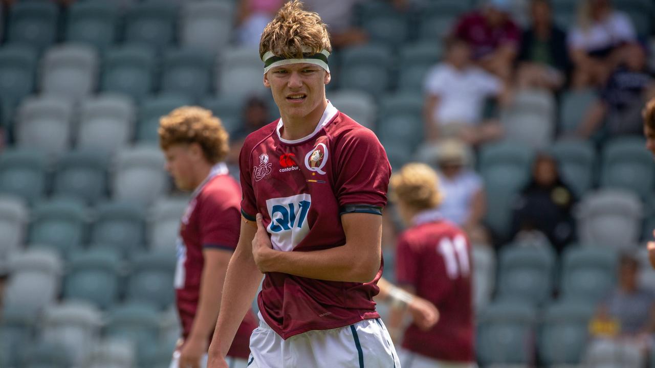 Ed Kasprowicz while in the Queensland Reds program. Picture: Tom Primmer/QRU.