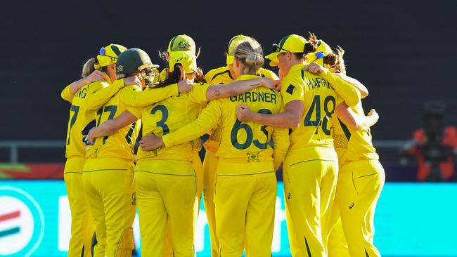 Australia survived an epic scare to sneak past India to qualify for the T20 World Cup final. Picture; Rodger Bosch/AFP