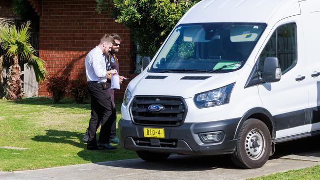 Grevillea Crescent was closed to traffic on Thursday evening as officers searched for evidence and re-opened on Friday morning. Picture NCA NewsWire / Aaron Francis