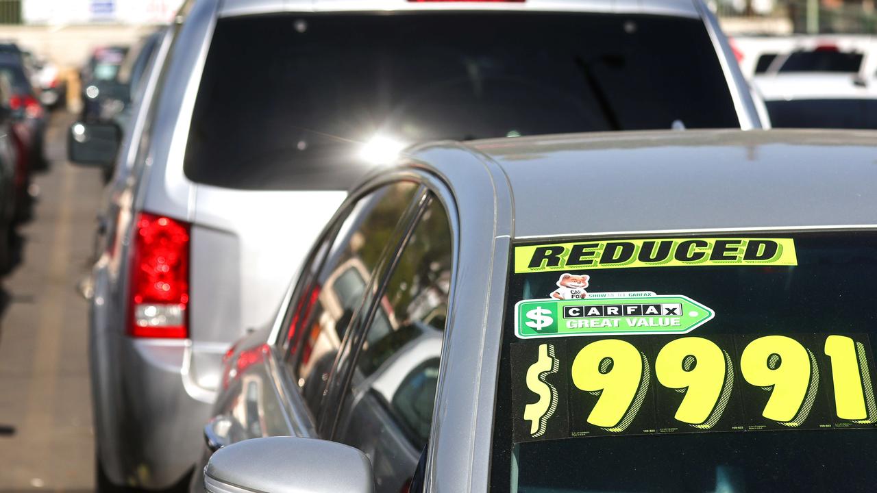 US used car prices are having a major impact on their inflation. Picture: Mario Tama/Getty Images/AFP.