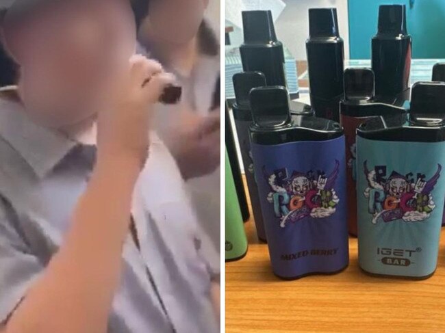 Kids as young as six are being caught vaping.