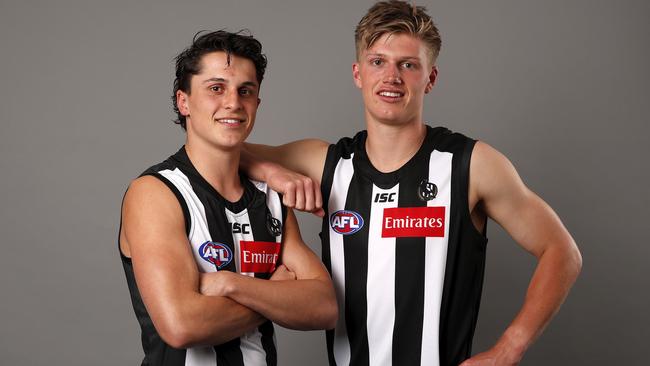 Collingwood snared draft sliders Trent Bianco and Jay Rantall.