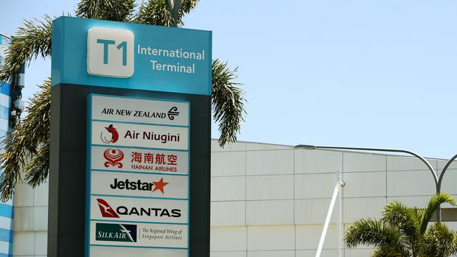 The Cairns Airport international terminal could be closed until March 26. PICTURE: BRENDAN RADKE