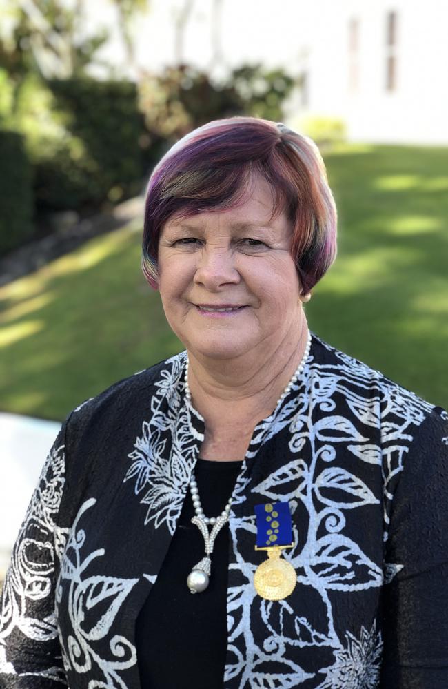 Gympie volunteer Marlene Owen helps feed up to 40 homeless people in Nelson Reserve.