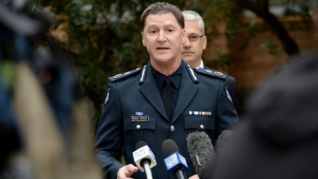 Victoria Police Chief Commissioner Shane Patton. Picture: NCA NewsWire / Andrew Henshaw