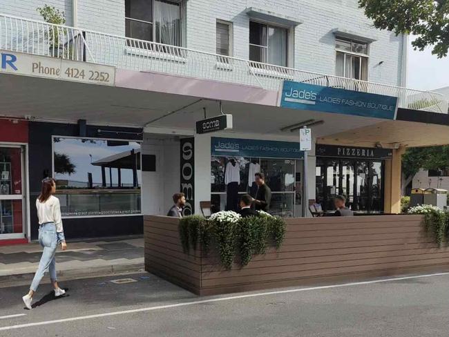 The render of what Bar Soma hope the parklet, if approved, would look like.