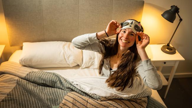 Karissa de Leeuw, founder of MyRnR, at The Top Shed in Blewitt Springs. Picture: Tom Huntley