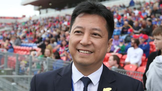 Newcastle Jets owner Martin Lee. Picture: Getty Images
