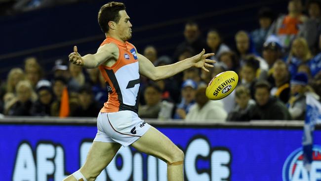 Jeremy Cameron is hunting a bag of goals against the Swans. Picture: Getty Images.