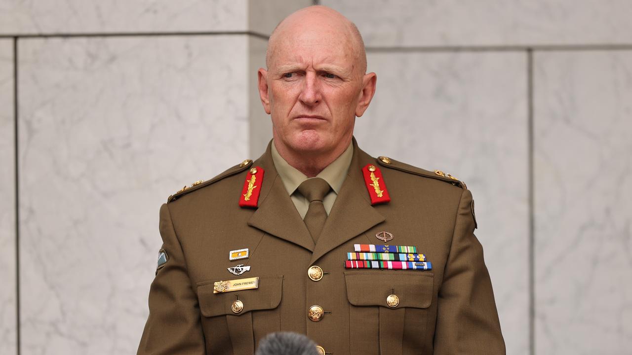 Lieutenant General John Frewen was appointed to lead the vaccine rollout. Picture: NCA NewsWire/Gary Ramage